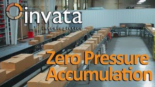 Zero Pressure Accumulation Conveyor  Invata Intralogistics [upl. by Moonier]