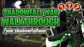 Shadowfall War Quest Walkthrough join shadowfallwar  AQW [upl. by Letty7]