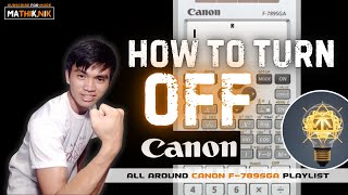 HOW TO TURN OFF CANON F789SGA EMULATOR [upl. by Adlay]