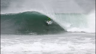 Surfers riding chaotic and beautiful big waves [upl. by Yerga556]