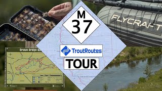 M37 Trout Routes Tour Ep 3 Boardman River Traverse City Michigan  Day Time Dry Flies [upl. by Conlee]