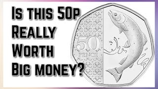 Is the Salmon 50p Really Worth a Fortune 50p Coin Hunting [upl. by Yrelbmik]