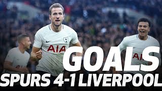 GOALS  Spurs 41 Liverpool [upl. by Gent938]