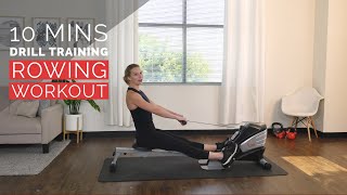 10 Min Rowing Machine Drills for Beginners [upl. by Reggis]