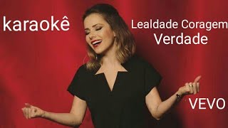 karaokê Sandy Leah  Lealdade Coragem Verdade  de Mulan [upl. by Adnorrehs]