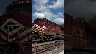 NS Lehigh Valley Heritage Unit passes Through Elyria OH [upl. by Copeland]