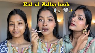 ঈদ এর জন্য লুক🤍✨ EidUlAdha makeupoutfit inspo  Marisha Rahman [upl. by Line]