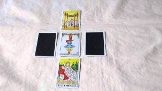 Easy Decision Making Tarot Spreads  Example Tarot Reading amp Interpretation [upl. by Joerg]