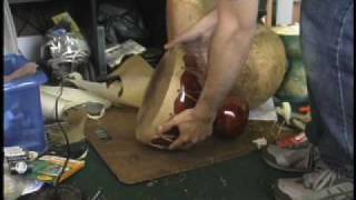 How To Make A Gourd Drum [upl. by Ailedroc]