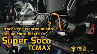 Proceso de Mantenimiento de una MOTO ELÉCTRICA  Super Soco TCMAX [upl. by Mariandi]