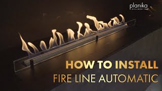 How to install Fire Line Automatic 3 burner by Planika UNIVERSAL [upl. by Nitram]