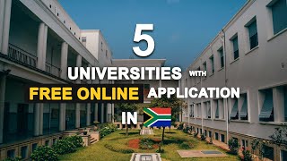 5 Universities With Free Online Application In South Africa  2024 👨‍🎓👩‍🎓 [upl. by Eelibuj]