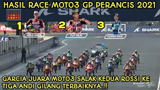 Hasil Full Race Moto3 GP Le Mans Perancis 2021 Hari ini  Sergio Garcia Juara Moto3 Perancis 2021 [upl. by Aydni]