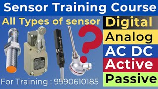 What is Sensor  Types Of Sensor in Hindi  Use of Sensor in Machine and industry  Sensor fault [upl. by Lara]