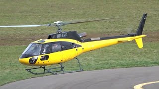 Eurocopter AS350B3 Ecureuil Airbus Helicopters H125 OOAMP  Start Up and Take Off [upl. by Budge]