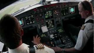 Montreal Dorval Departure Cockpit A330 [upl. by Ihteerp34]