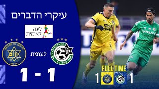 Maccabi Tel Aviv vs Maccabi Haifa 11 Highlights  Ligat haAl 2024 [upl. by Ralleigh]