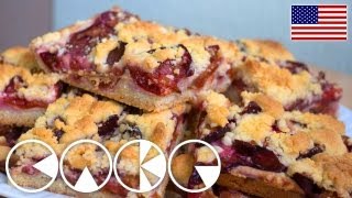 PLUM STREUSEL CAKE Recipe [upl. by Aruasor]