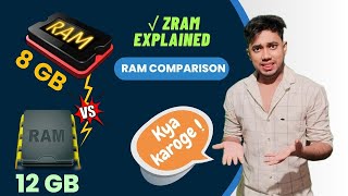 8GB vs 12GBRAM  Ultimate Deep Ram Comparison 🔥  Hindi [upl. by Drews]