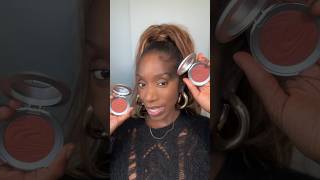 TRYING THE REM BLUSHES ON DARK SKIN cocoaswatches darkskinmakeup blush [upl. by Alrahc]