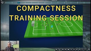 Soccer Tactics Compactness Training SessionFull session [upl. by Bartholomeo870]