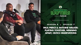 Paul Pierce and Antoine Walker Playing together winning apart Celtics observations [upl. by Zobias]