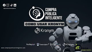 COMO USAR KRONYM quot🚀 Descubre el secreto del éxito en compras públicas 🌐💡 [upl. by Reiner378]