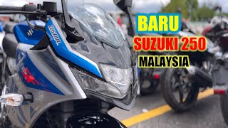 SUZUKI GIXXER SF 250 MALAYSIA [upl. by Ecnarrot575]