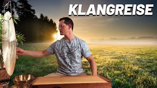 Klangmeditation Monochord 432 Hz  Gong  Klangschalen [upl. by Labinnah]