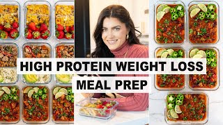 HIGH PROTEIN MEAL PREP  healthy delicious meal prep recipes for the week [upl. by Mahsih457]