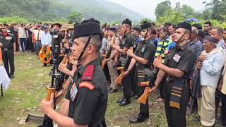 शहीद क़ो राजकीय सम्मान indianarmy jammukashmir uttarakhand paurigarhwal kotdwar army [upl. by Haceber272]