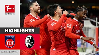 LastMinuteDrama in Heidenheim  1 FC Heidenheim  Freiburg  Highlights  MD16 – Bundesliga 2324 [upl. by Netsirc]