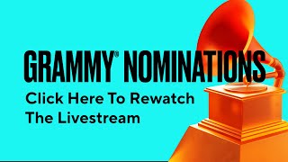 Watch The 2023 GRAMMY Nominations Live [upl. by Asille]