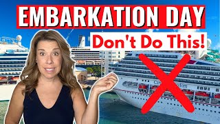 20 Cruise Embarkation Day Dos amp Donts Every Cruiser MUST Know [upl. by Alwin789]