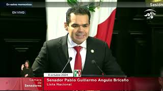 Senado debe ser garante del federalismo y de fortaleza de instituciones Sen Pablo Angulo PRI [upl. by Puglia825]