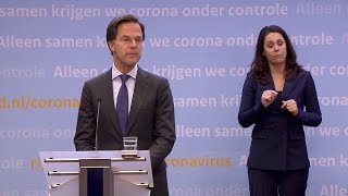 6 mei 2020 Inleidend statement persconferentie premier Rutte en minister de Jonge [upl. by Poock]