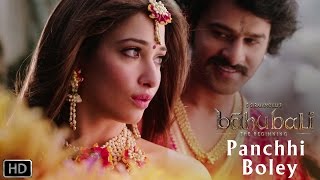 Panchhi Bole  Romantic Song  Baahubali  The Beginning  Prabhas Tamannaah [upl. by Emarej]