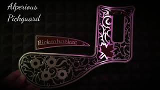 Rickenbacker Bass Guitar Pickguard and Trussrod Cover by Alperious Pickguard [upl. by Halyk]