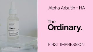 4 MINUTE REVIEW  THE ORDINARY ALPHA ARBUTIN  HA VS ASCORBIC  ALPHA ARBUTIN  Maya Elizabeth [upl. by Giulia]