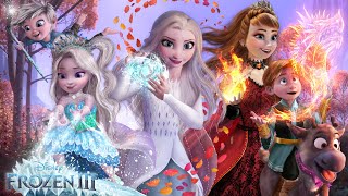 Frozen 3 Anna and Elsa and their kids are Magical Guardians of the North  Alice Edit [upl. by Newmark747]