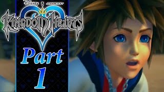 IT STARTS HERE  PART 1  Kingdom Hearts 1 HD PS4 KH1525 [upl. by Levins]