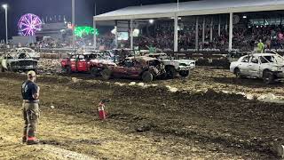 73024 Adams County Fair Demo Derby Fullsize Hobo [upl. by Koo120]