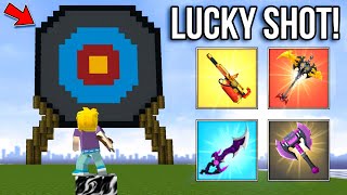 I Build The Biggest quotLUCKY SHOTquot in Skyblock [upl. by Oruam]