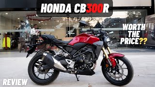 2022 Honda CB300r  Detail Review  Test Ride  On Road Price [upl. by Bonnee366]