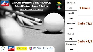 Championnat de France Masters  Cadre 472  Billard 3  Double KO [upl. by Brent988]