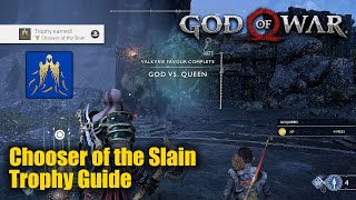 God of War  Chooser of the Slain Trophy Defeat the nine Valkyries [upl. by Appilihp238]