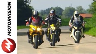 Honda CBF 1000 vs Honda CB 1000 R vs Honda Fireblade [upl. by Dibrin194]