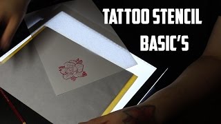 Tattoostencil paar Basicinfos [upl. by Otti]