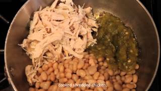 White Bean Chicken Chili Recipe [upl. by Notterb85]