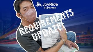 REQUIREMENTS UPDATE 2023  JoyRide MC Taxi [upl. by Akerdnahs]